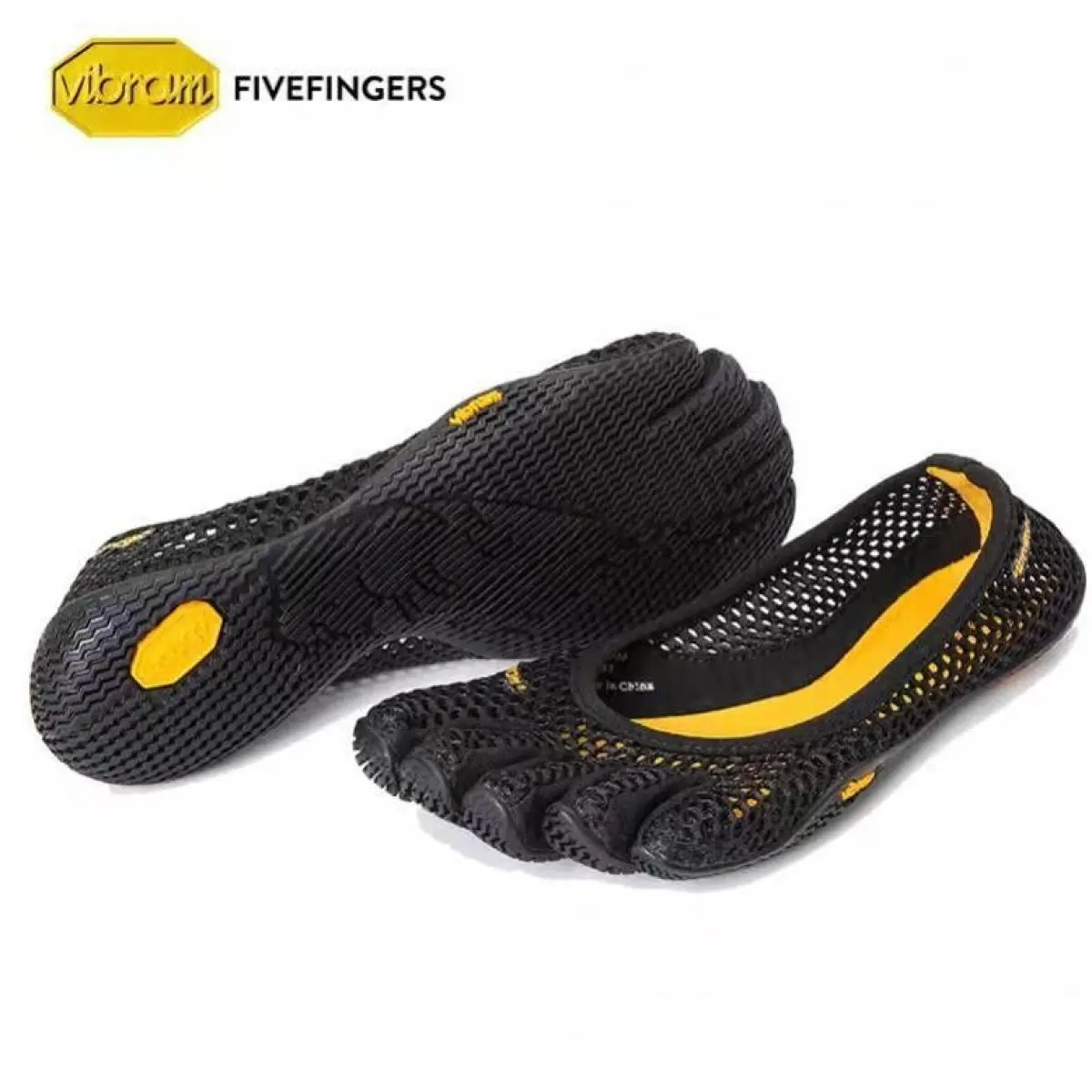 Vibram Women's Breathable Mesh Ballet Flats, Slip-Resistant Barefoot Shoes for Yoga, Pilates & Indoor Sport, Dance Training