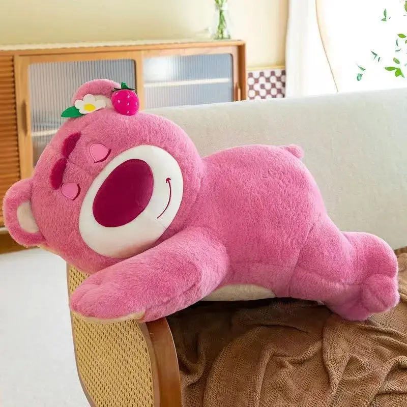 Plush toy Lotte Bear, cute plush toy, strawberry-scented soft doll, Lotte stuffed pillow