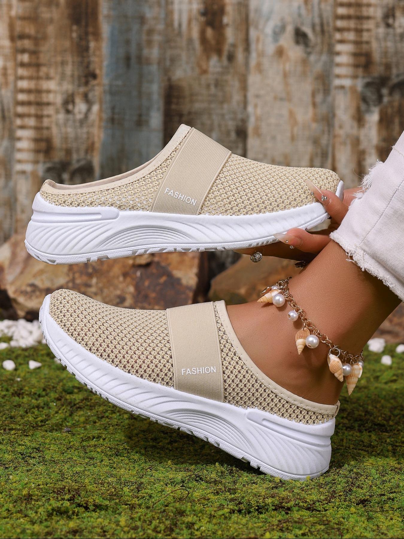 Women's Fashionable Mesh Breathable Lightweight Sneakers, Casual Comfortable Low Top Sock Sneakers, All-match Commuter Shoes for Work & Daily Wear, Girl