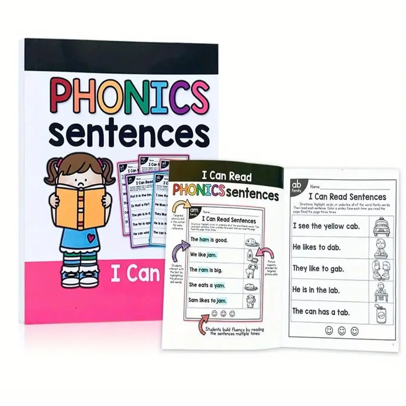 Pinyin Practice Book, Early Literacy Education, Preschool Learning Materials, Interactive Activities, Clear Layout, High-Quality Print, Elementary Students