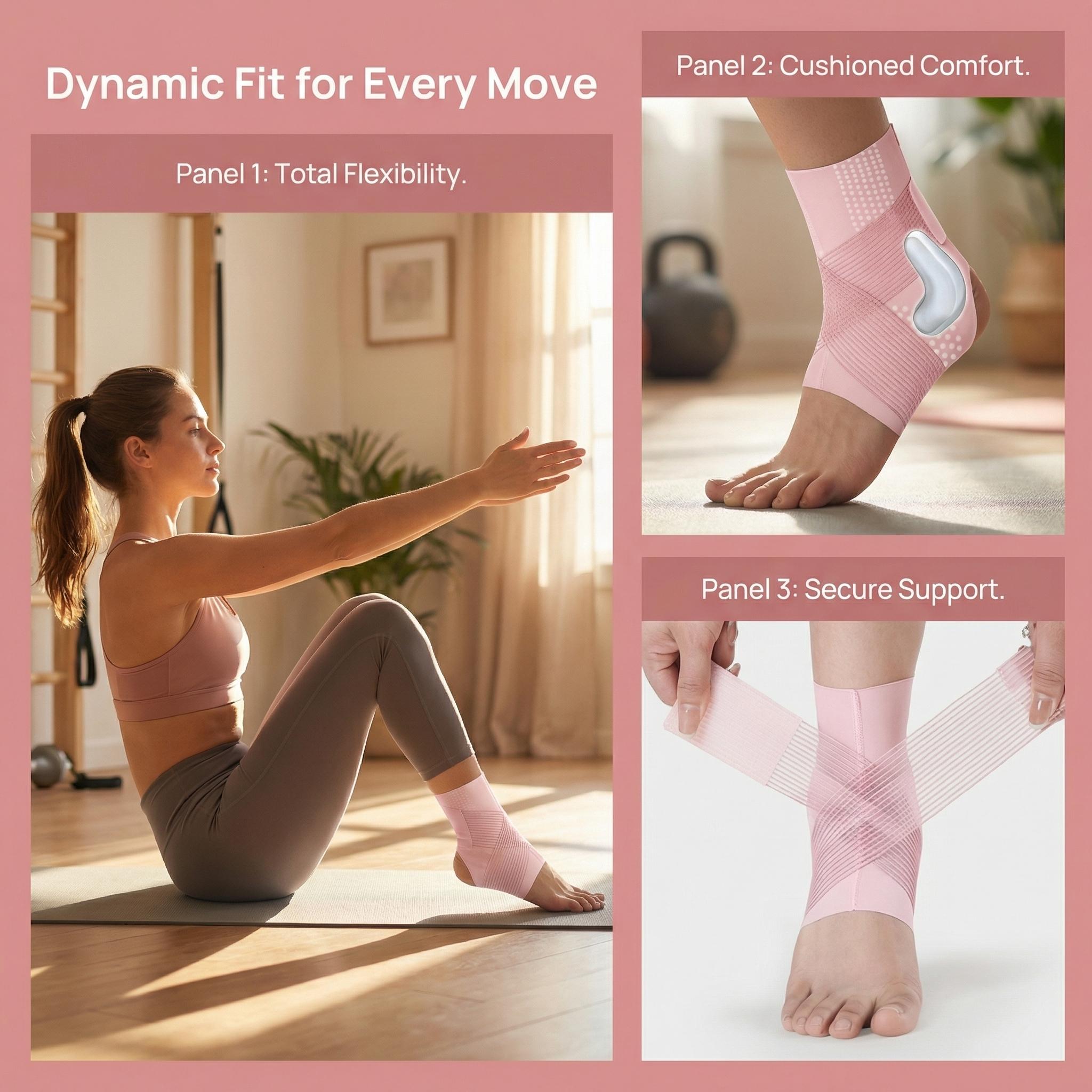 Ankle Strap for Sprain Prevention Sleek & Breathable Joint Protector for All-Day Comfort  Fit into any shoe