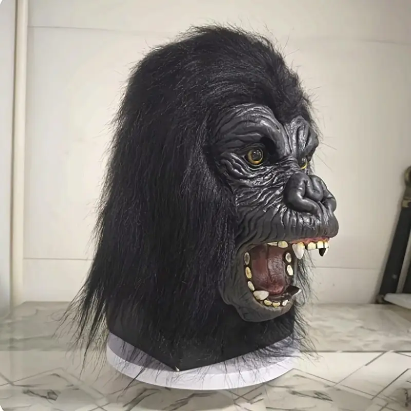 Halloween Party Animal Gorilla Monkey Latex Head Mask Party Birthday Gift