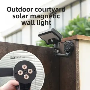 2026 New Solar Outdoor Courtyard Light, Home Balcony Lighting, Magnetic Wall Lamp, Motion Sensor, Super Bright Streetlight