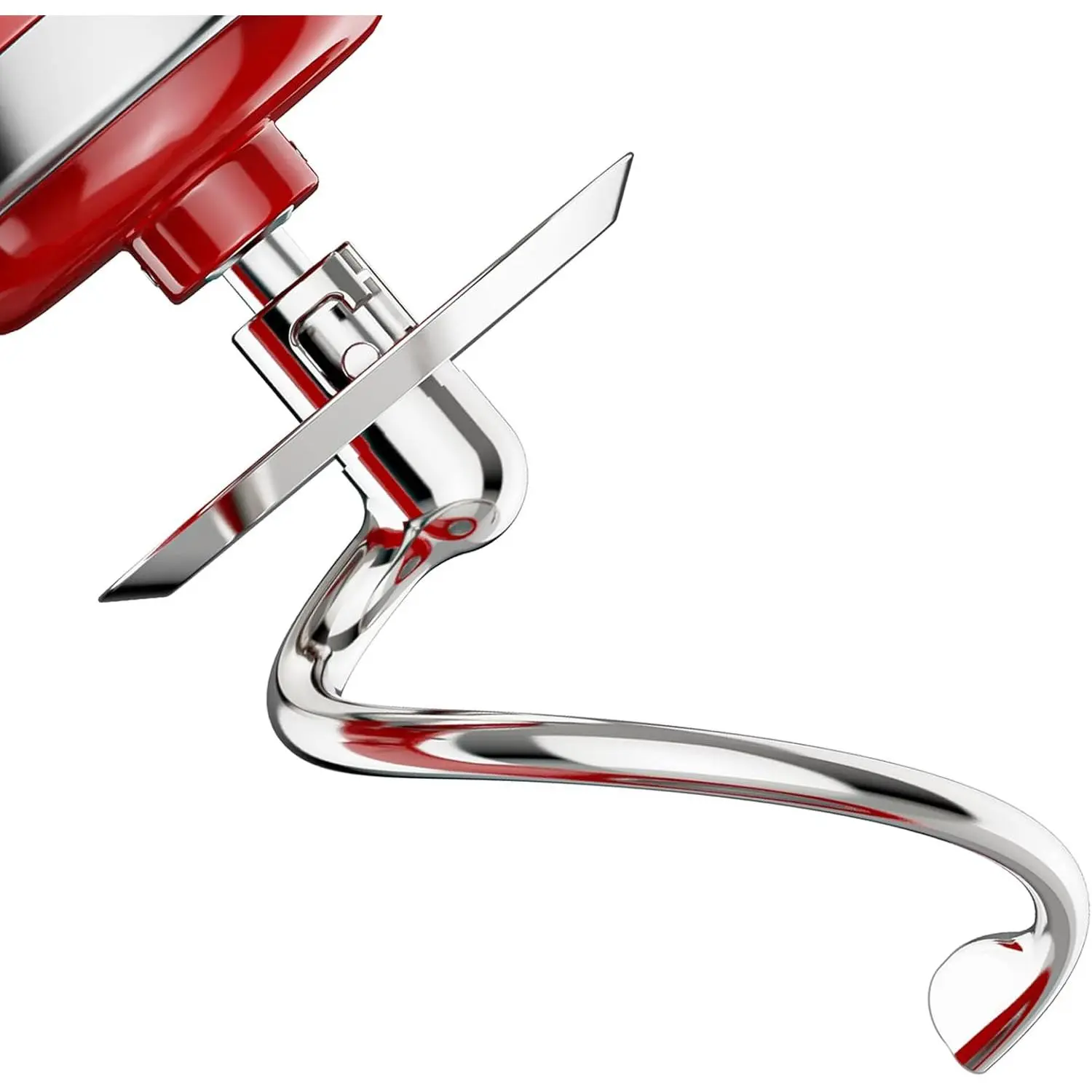 Stainless Steel Spiral Dough Hook for KitchenAid Stand Mixer, Bread Hook Attachment Fits 4.5-5 QT Mixing Bowl for Tilt-Head Stand Mixers, For KitchenAid Stand Mixer Accessories, Dishwasher Safe