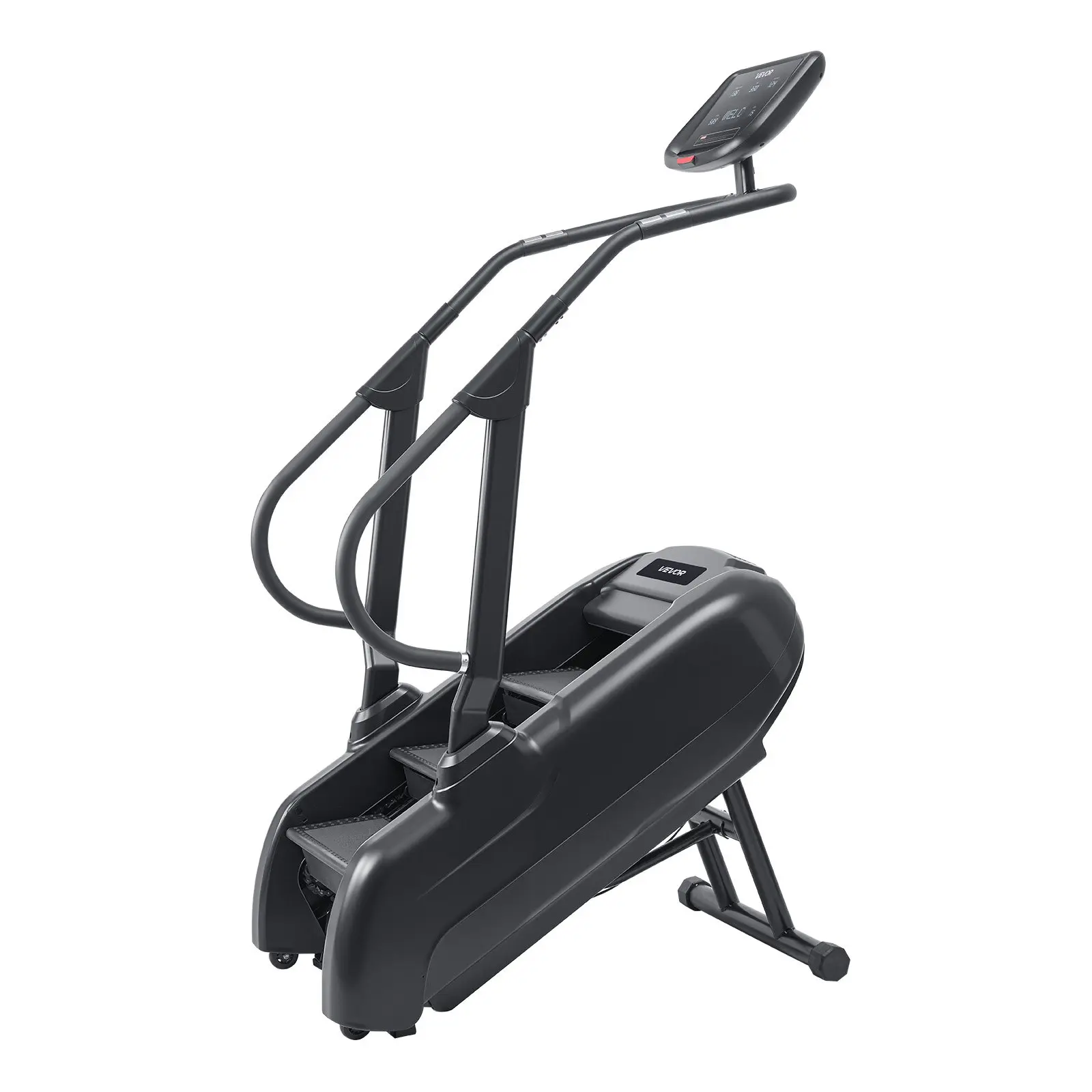 【Black Friday】[] VEVOR Stair Stepper Machine, LED Screen, 330 lbs Max Load, 15 Speed Levels (28-168 Steps/Minute) Continuous Climbing Stepmill for Home Cardio & Lower Body Exercise