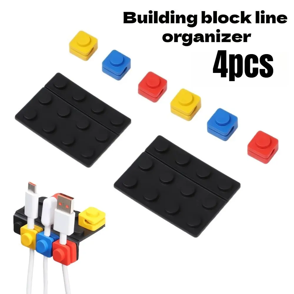 Cable Organizer for Desktop, Smartphone Charging Cable Classifier, Clip-On Cable Routing System, Fun Storage Solution for Home, Kitchen, Office, Wire Organizers