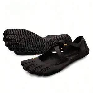 FiveFingers Pink Mesh Ballet Flats: Breathable Barefoot Comfort With Stylish Split-Toe Design