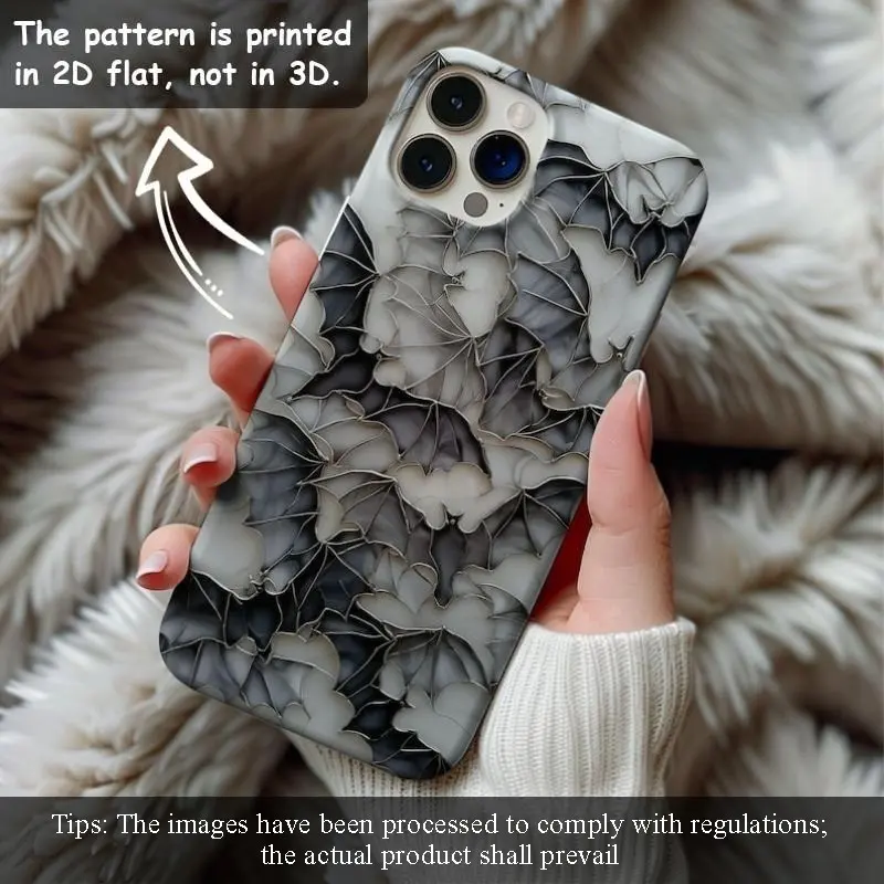 Stained glass Halloween bat, stylish retro horror 2-in-1 phone case, with durable, shock-absorbing, fashionable design. Compatible with iPhone 11, 12, 13, 14, 15, 16 Pro Max Pro Plus Samsung Galaxy series phone case Accessories Casing Cover