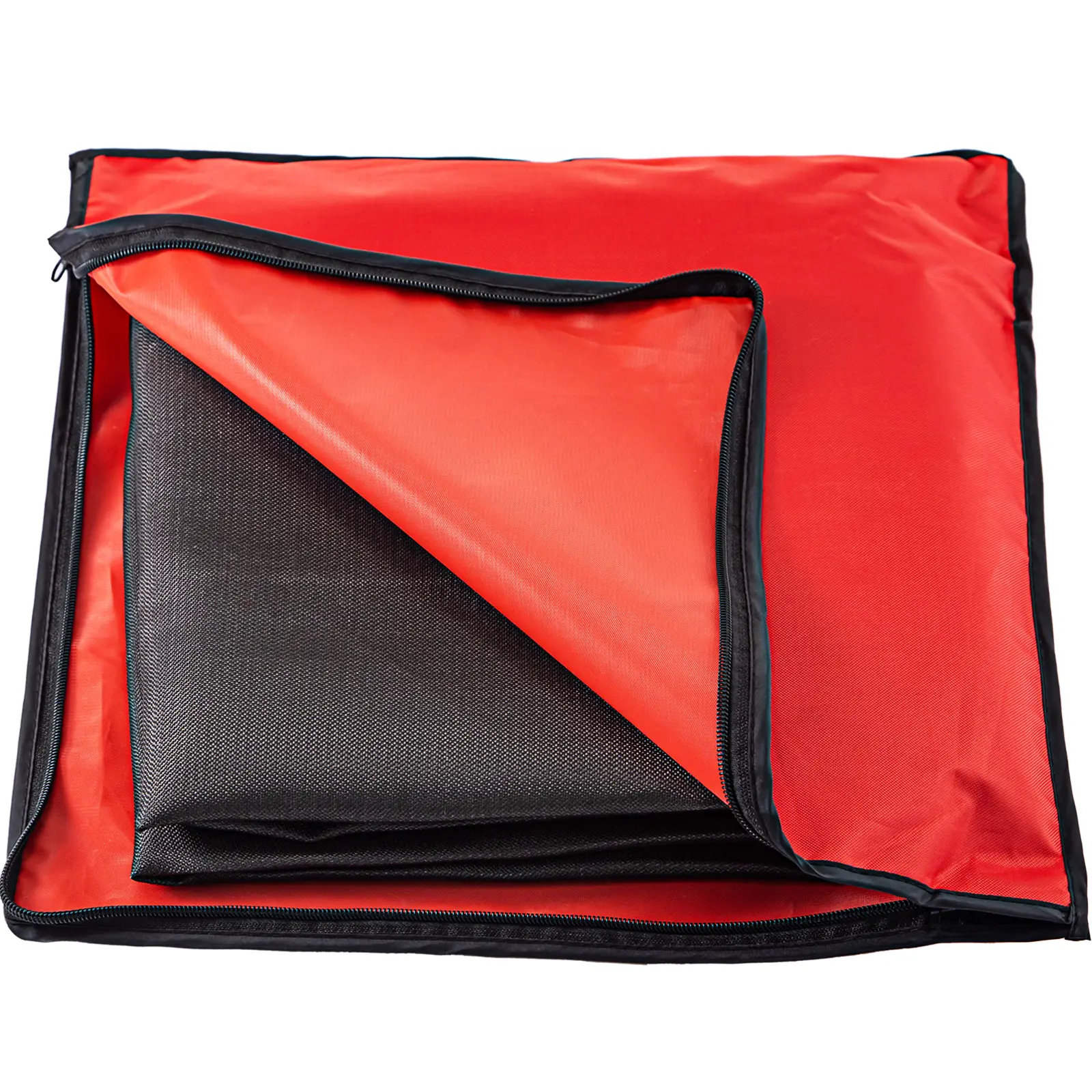 8 x 10 Ft Welding Blanket Black Fiberglass Blanket Portable Fiberglass Fire Retardant Blanket Welding Mat Welding Fireproof Thermal Resistant Insulation With Carry Bag