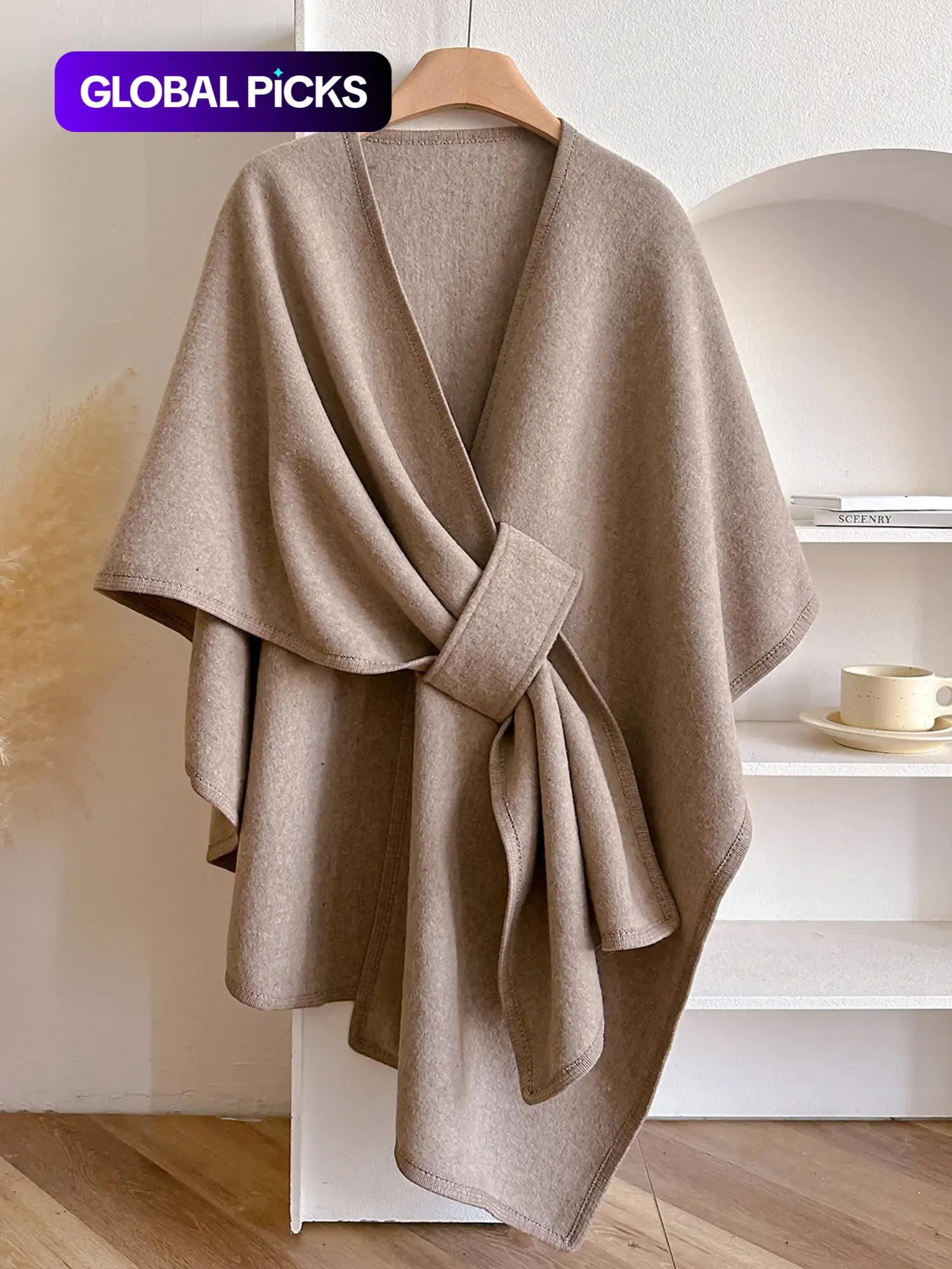 Women's Fall Winter Fashion Trendy Solid Shawl, Solid Color Shawl, Warm Comfortable Scarf, Casual Multifunctional Wrap for Autumn/winter Decor, Soft Shawl, Shawl Cover Ups