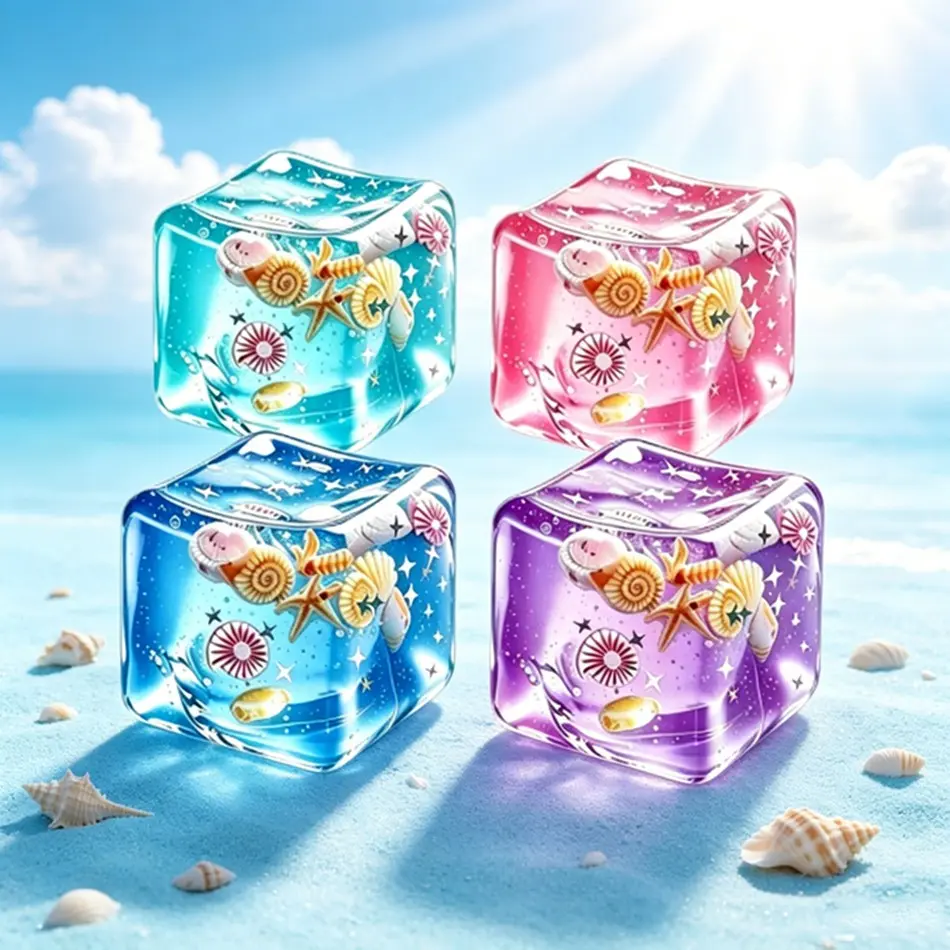 4-Pack 3D Cartoon Stress Relief Toy, Realistic Rubik's Cube Squeeze Toy, Squishy Stress Cube, Infinite Stress Relief, Perfect for Anxiety Reduction, Fidget Relief, Valentine's Day and Easter gifts, suitable for children to exchange gifts