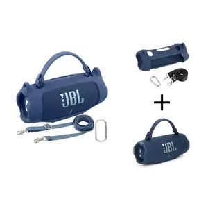 party essential  drop-resistant  music JBL Charge 6  cover Waterproof Portable Bluetooth Speaker Silicone Case,Soft Protective Sleeve Cover with Shoulder  Strap for JBL Charge 6 Speaker (Black), cost-effective phone unlockedphone
