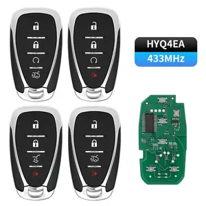 433MHz Remote Car Key For Chevrolet Camaro Volt Blazer Traverse Cruze Malibu Sonic Equinox 2016-2018 HYQ4EA