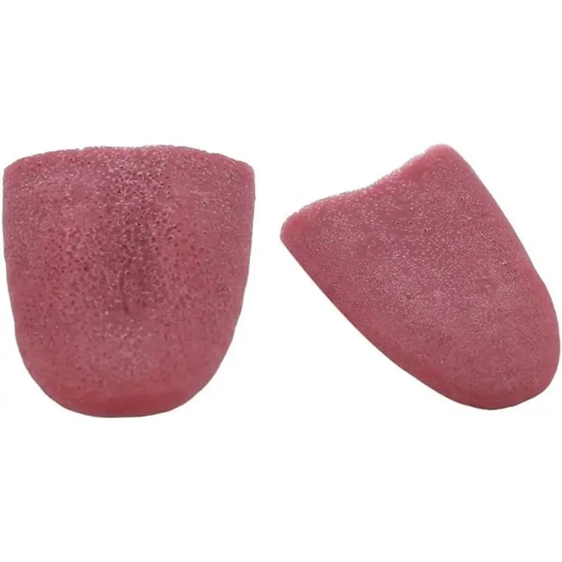 Realistic Fake Tongue Prank Toy - Soft Sponge Magic Trick Prop for Steel-Through-Tongue Illusion, Halloween Cosplay April Fool Party Gag Accessory