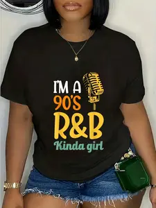 Rnb Hip Hop Soul Music Clothing I'm A 90's R&B Kinda Girl T-Shirt