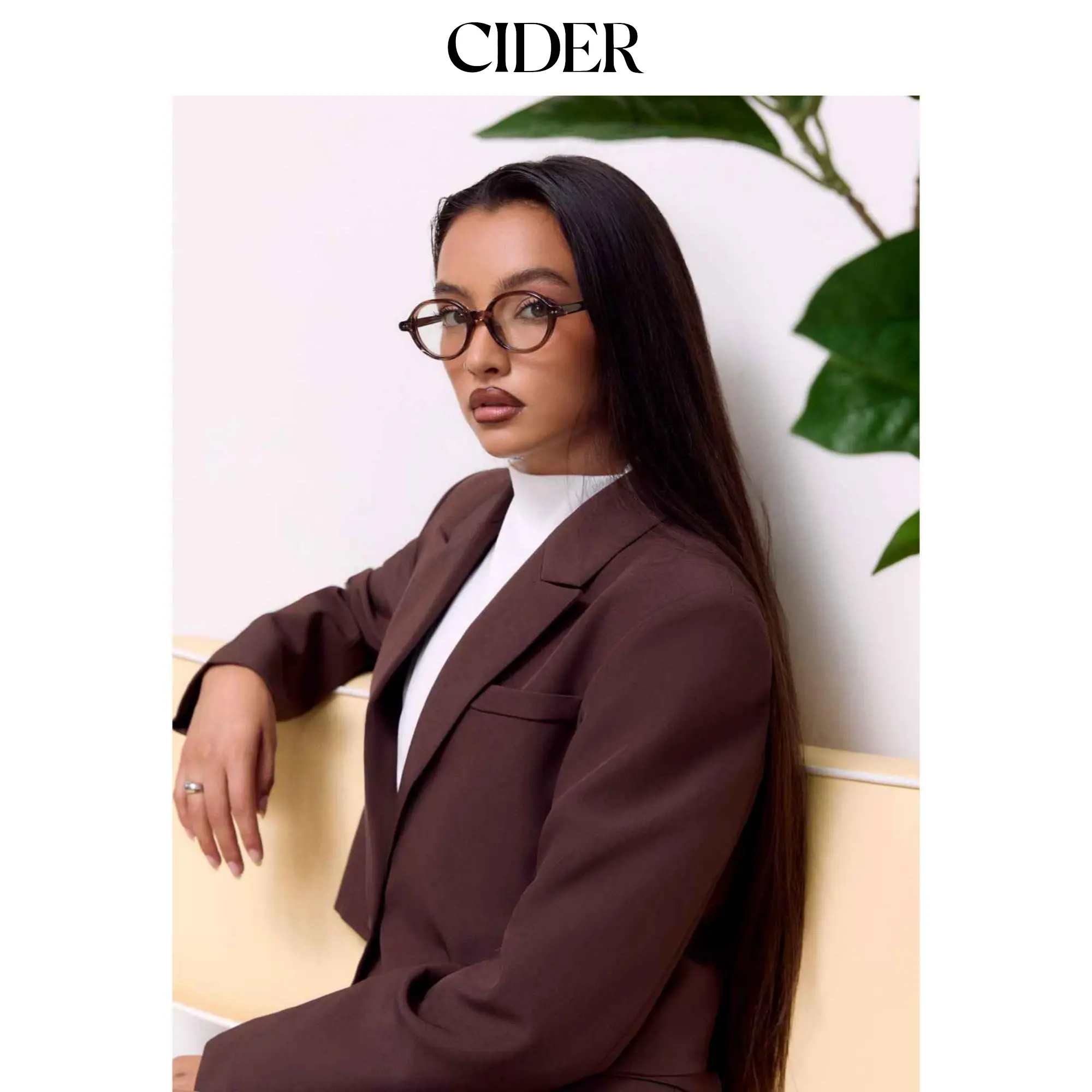 Cider [3 colors, size One Size-One Size] ROUND FRAME GLASSES