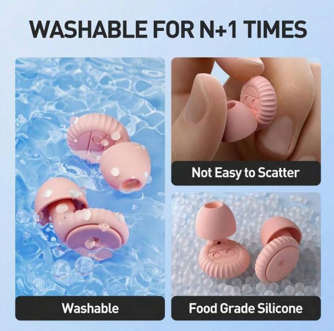 Sleep noise cancelling earplugs, equipped with 2 pairs of replacement earplugs, soft and waterproof, reusable, suitable for home, snoring, work, household essentials, travel essentials, bachelor party gifts, personalized Easter gifts for men and women, te