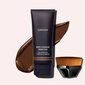 Beauty Body Coverage Perfector with Body Brush, Flawless Body Makeup, Concealer for Scars, Spots, Veins, Tattoos, Tiktok Shops Spring Glow Up
