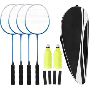 Badminton Rackets Set for Backyards, Badminton Set, Outdoor Game for Adult Family Beginner