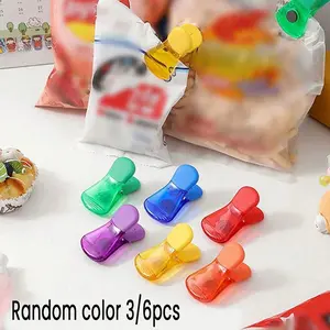 Magnetic Snack Bag Clips, Colorful Refrigerator Seal Clamps, Moisture-Proof Kitchen Seals, Mini Home Set for Kitchen, Family, Office