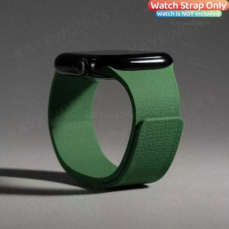 KAYKWONG'S 1 New Unisex Silicone Magnetic Watch Strap for iWatch 11/10/9/8/7/6/5/4 38/40/41/42/44/45/46/49mm, Best Gift for Couple, Spring and Summer Sports Watch Strap, Smart Watch Straps, Smartwatch Accessories
