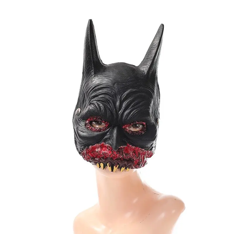 Halloween Horror Bat Mask, Dark Knight Mask for Carnival, Role Play Cosplay Props, 1pc Halloween Costume Accessory
