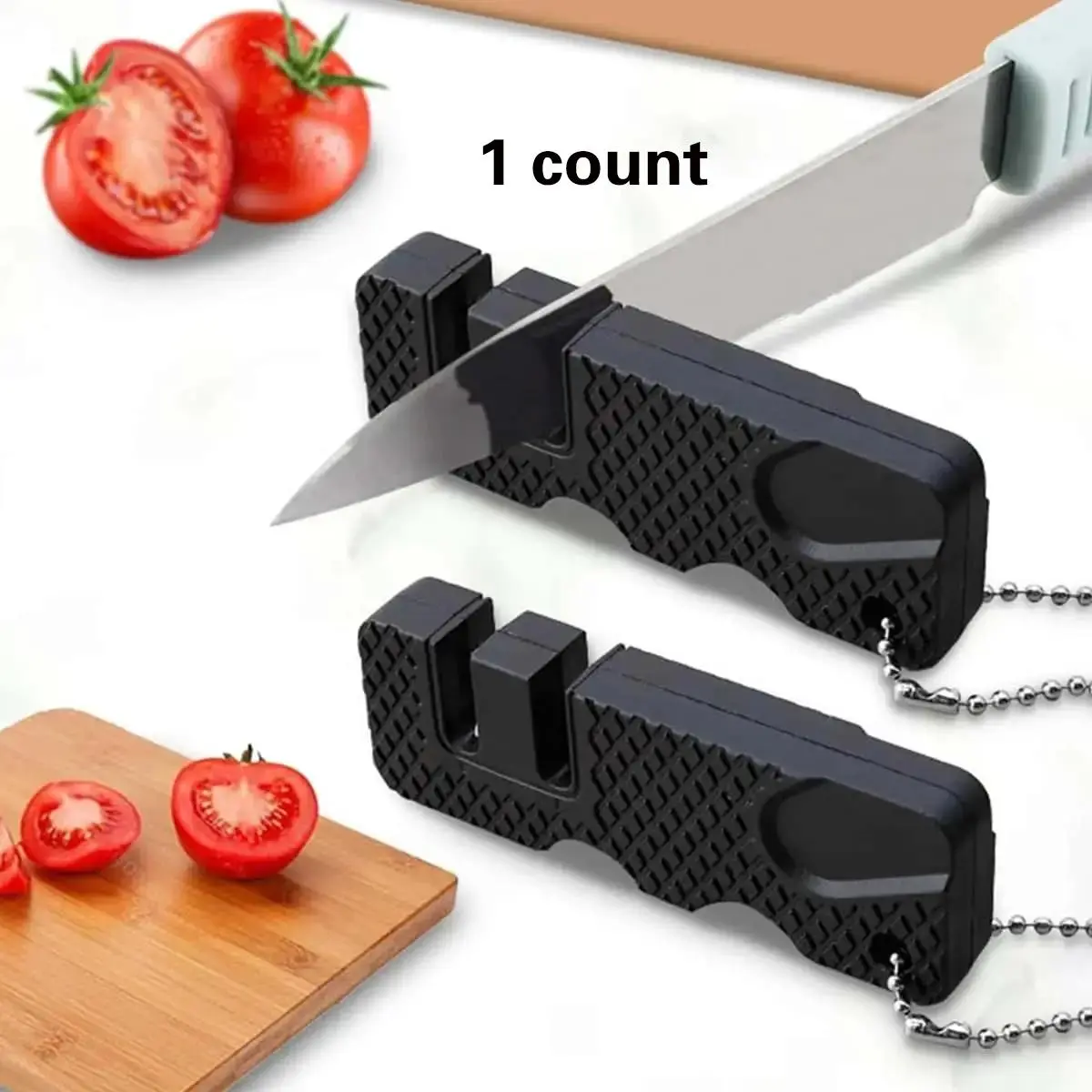 Portable Manual Knife Sharpener (1 Piece), Portable Kitchen Knife Sharpener, Household Fruit Knife Sharpener, Kitchen Accessories, Kitchenware