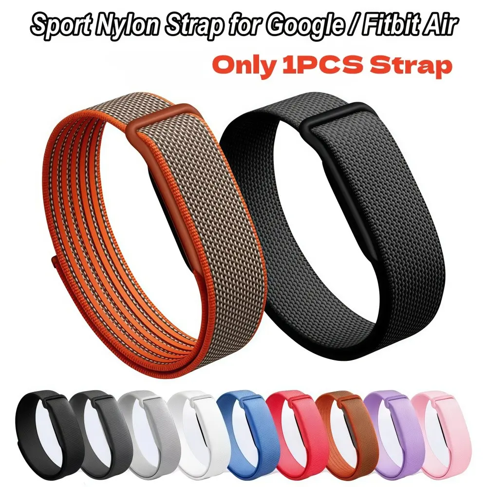 Nylon Strap for Google Fitbit Air, Official Style Wearable Replacement Band, Breathable Wristband, Sporty Bracelet, 1pcs
