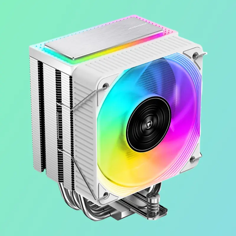 Single Tower CPU Cooler With 4 Heat Pipes ARGB 10cm PWM Cooling Fan Compatible With AMD And 12th Gen Intel Desktop Processors