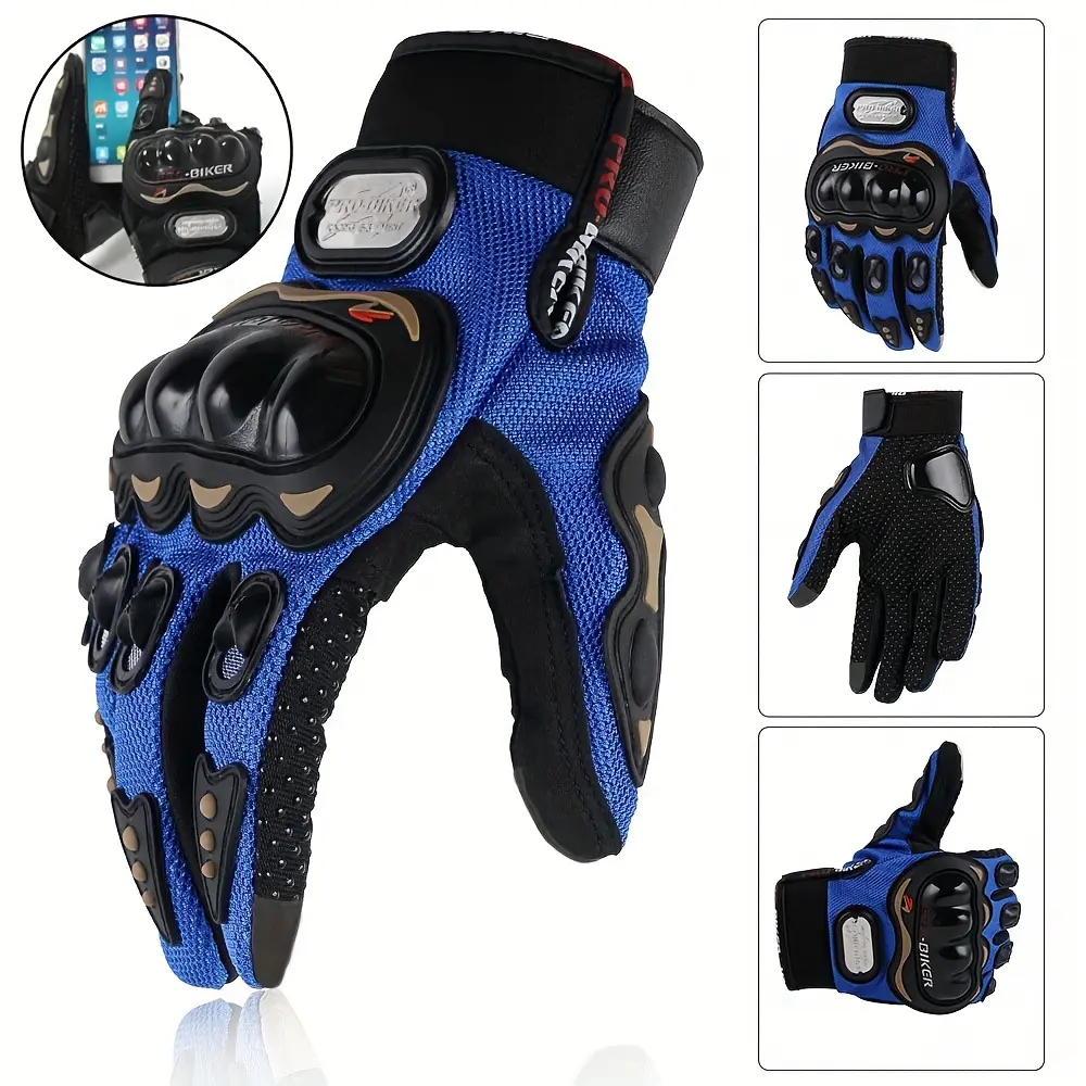 Universal touchscreen gloves suitable for motorcycles, road bikes, and off-road motorcycles, breathable cycling gloves, motorcycle gloves, and bicycle gloves, available for both men and women in all seasons