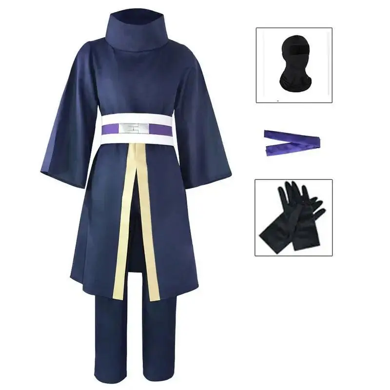 Uchiha Obito Anime Cosplay Clothes, Japanese Robe Kimono Halloween Costume for Women & Men, Performance Festival DIY Specialty Supply, Women's Clothes
