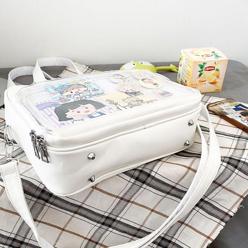 Women Japanese Style Trend Kawaii Candy Color Large Capacity Ita Bag Fashion Student Preppy Shoulder Bag Messenger Crossbody Bag Women Japanese Style Trend Kawaii Candy Color Large Capacity Ita Bag Fashion Student Preppy Shoulder Bag Messenger Crossbody Bag