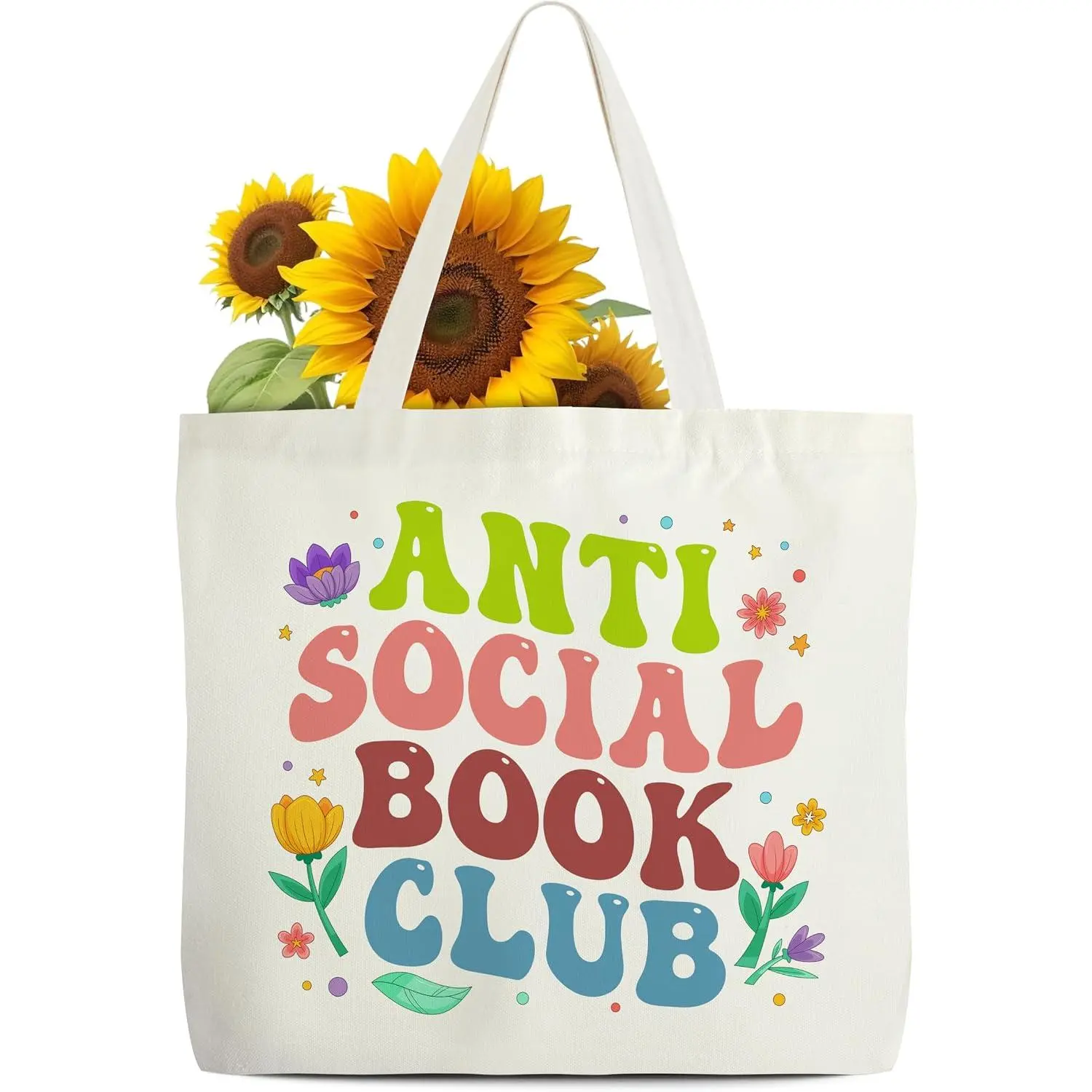 Book Tote Bag - Bookish Canvas Tote Bags - Book Lover  Bag