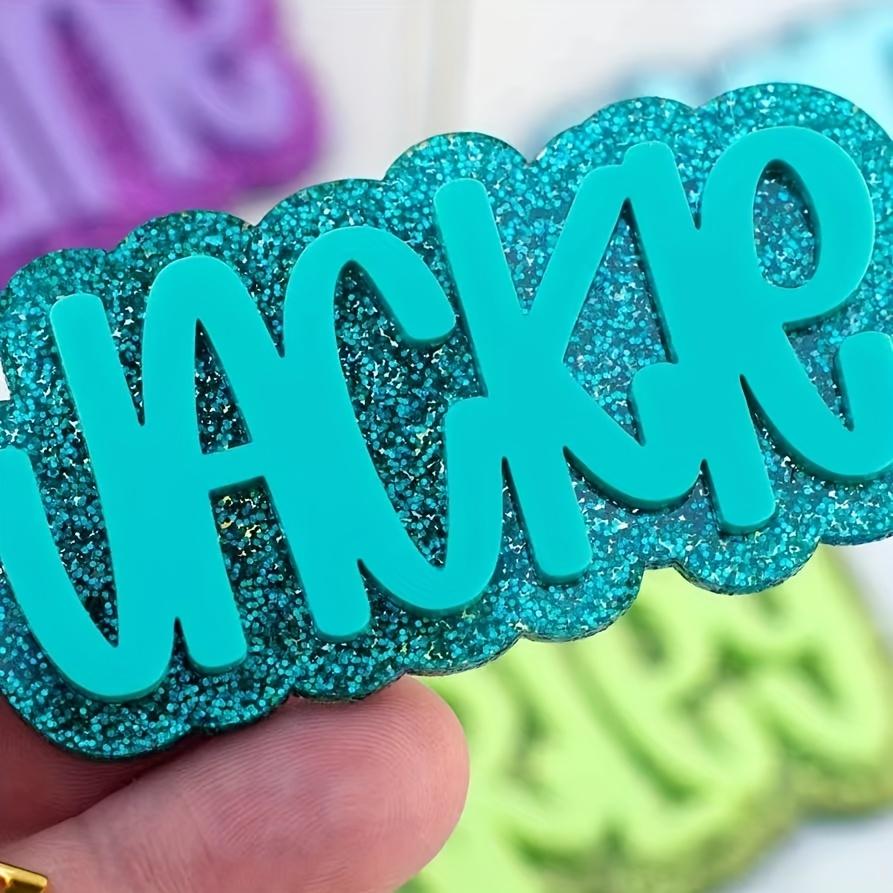 Personalized Acrylic Name Keychain, Beach Bag, Custom DIY Letter Series, Autumn And Winter Style, Unique Letter Labels, Bag Pendant, Ideal Gift for Family And Friends for Halloween And Christmas