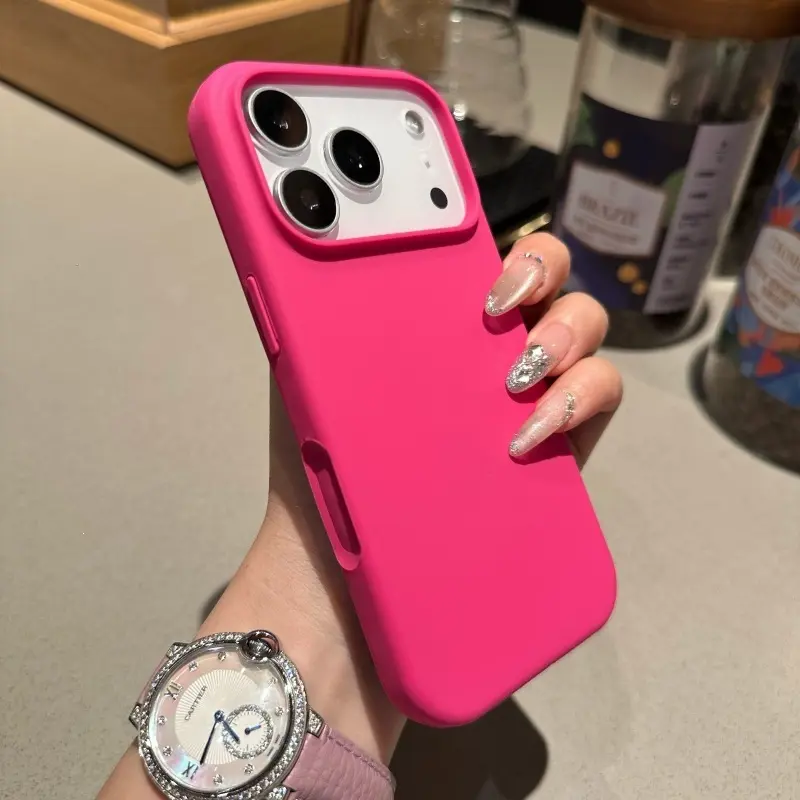 Slim Liquid Silicone Phone Cover for Multiple iPhone Models - Shockproof Protection Casing with Soft Microfiber Lining, Camera Raised Edges & Wireless Support - Phone Accessories, Shockproof Slim, Concept Art