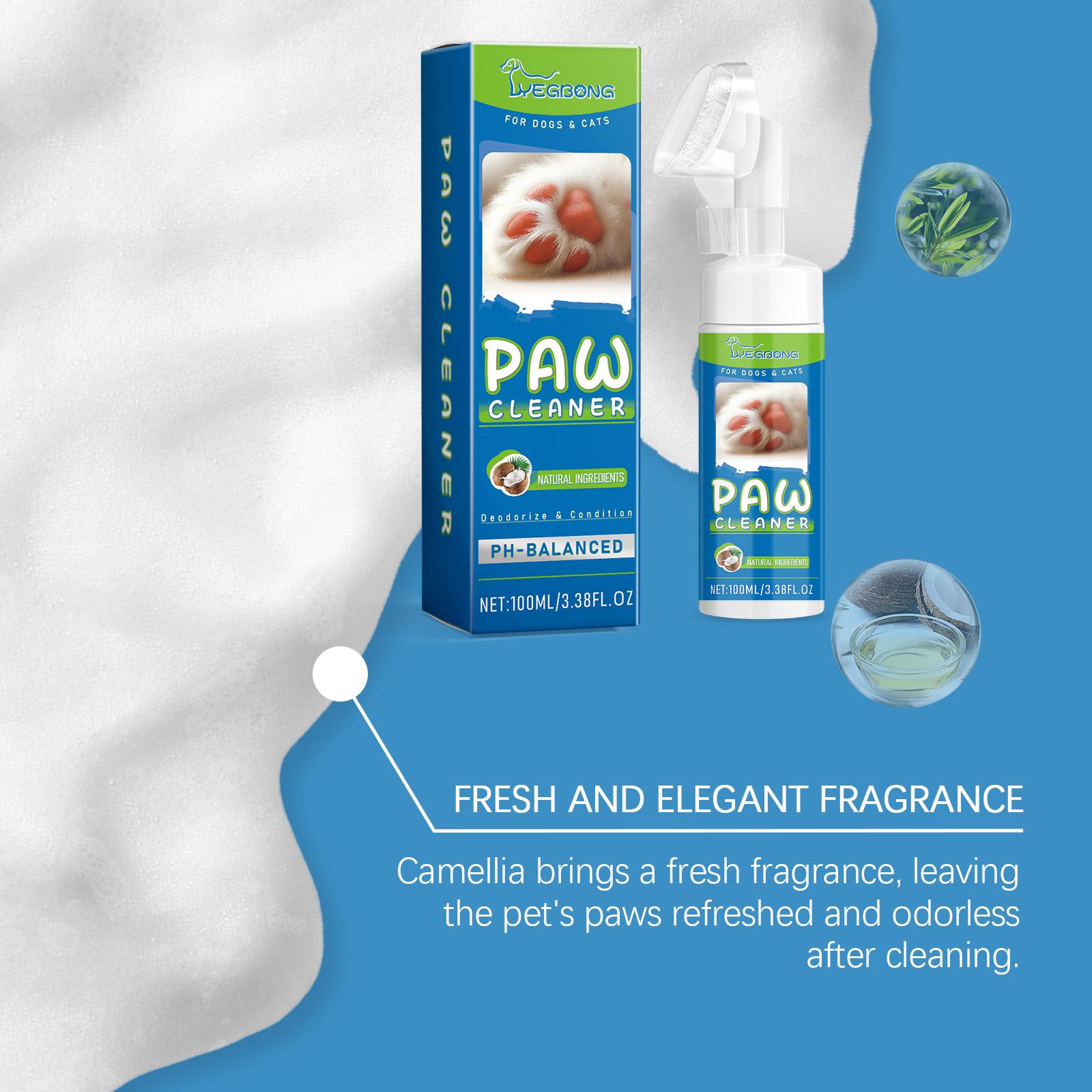 Yegbong Pet Foot Cleaner, Dog And Cat Wash Paws Foot Cleaner Foot Care Foam