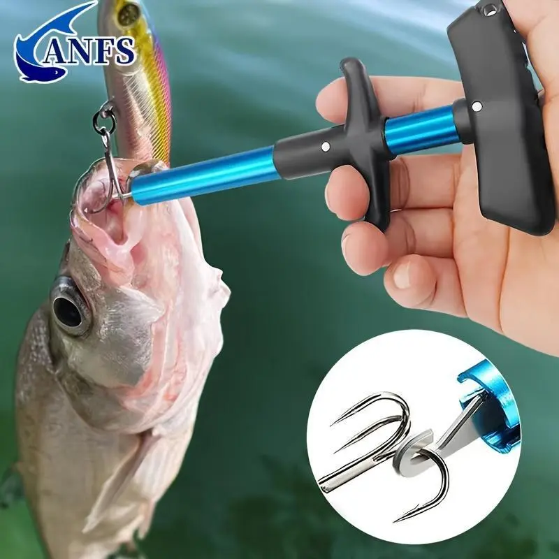 1pc Easy Fish Hook Remover - T-shaped Tool For Quick And Painless Hook Removal