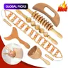 【Black Friday】6-Piece Wooden Massage Set, Maderoterapia Corporal Kit, Body Wood Therapy Kit with Manual Massager, Home & Sports Relaxation Tool #GLOBAL PICKS