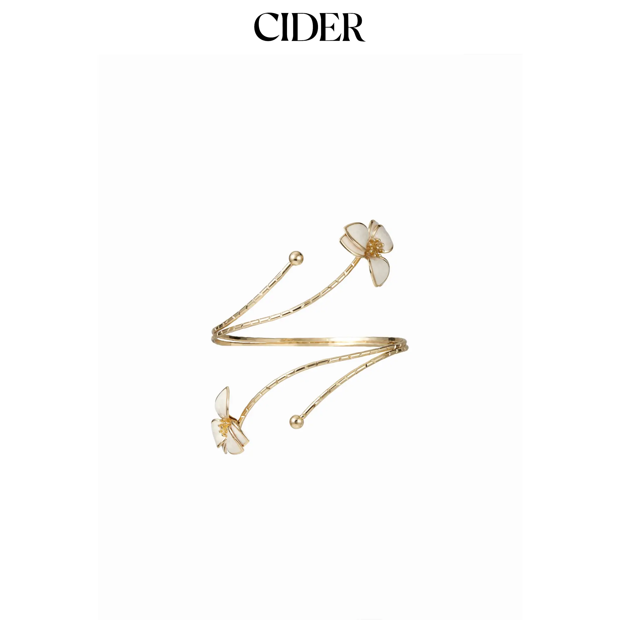 Cider FLOWER OPEN ARM CUFF