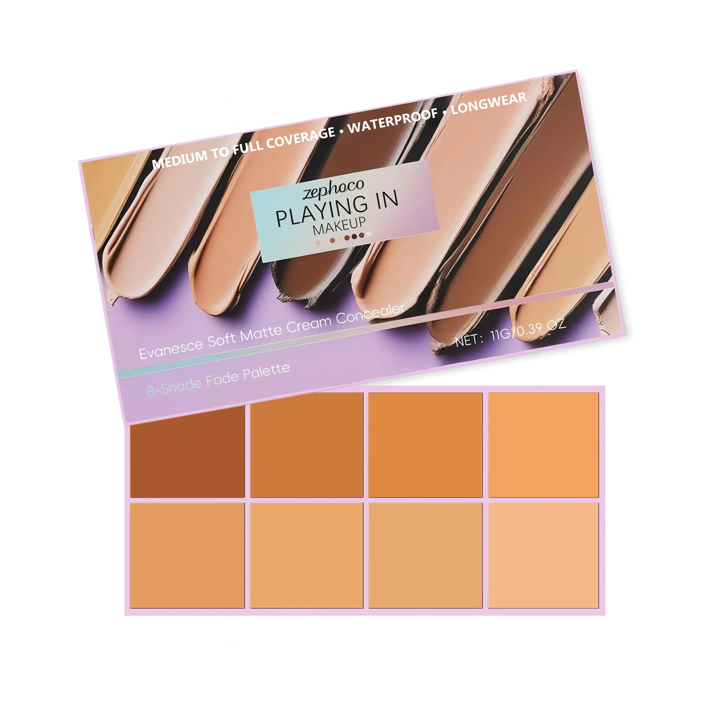 zephoco Medium Color Series Soft Mist Gradient Concealer Is A Natural, Light, Smooth And Transparent Gradient Concealer