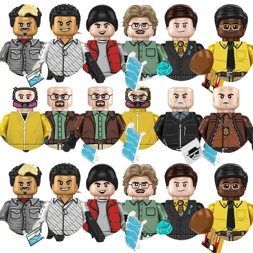 2026 new hot item  Breaking Bad TP441-452 Heisenberg Walter White Bricks Toy Building Blocks Mini Actiion Figures Minifigures Christmas Party