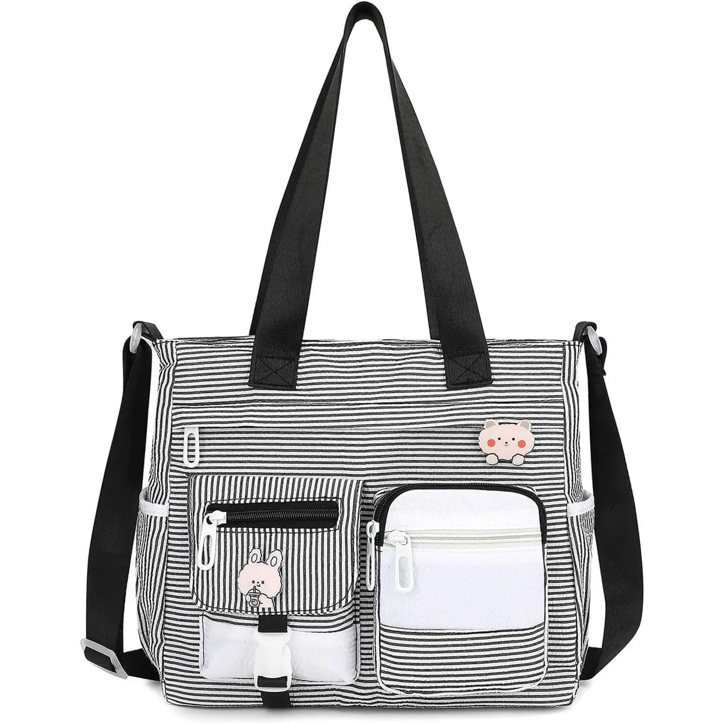 Crossbody Cute Bag for Teens Kawaii Messenger Purse Nylon  Tote Bags