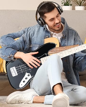 GLARRY Bass Guitar Full Size 4 String Exquisite Stylish Bass with Guitar Bag Power Line and Wrench Tool GLARRY Bass Guitar Full Size 4 String Exquisite Stylish Bass with Guitar Bag Power Line and Wrench Tool