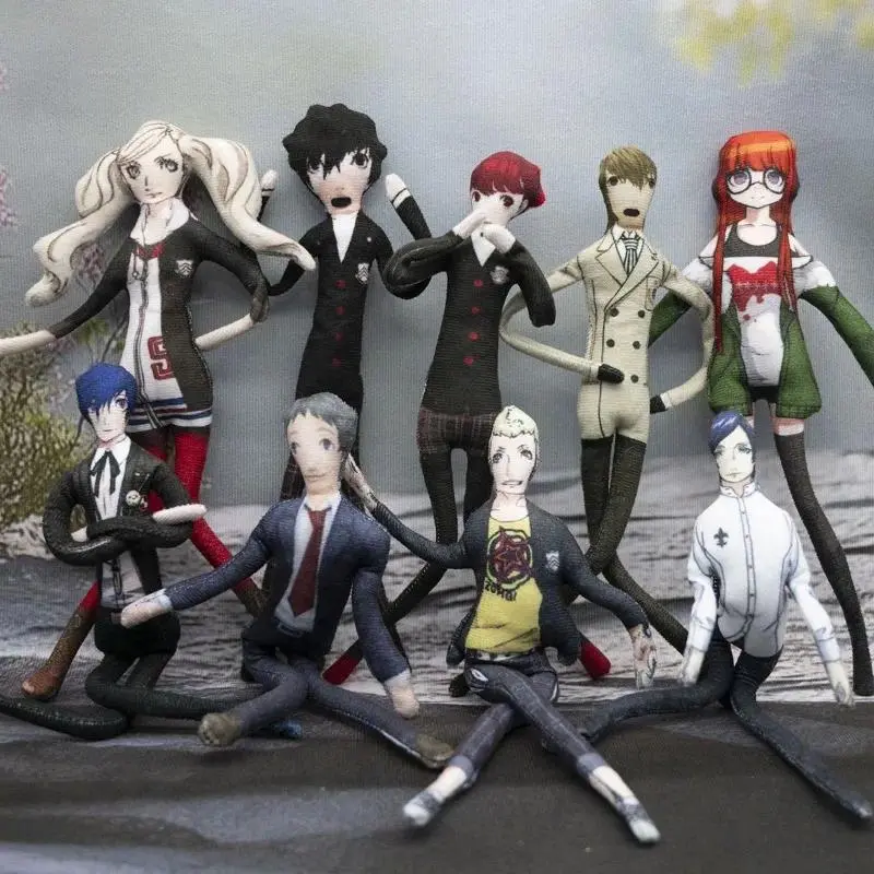 Persona 5 Royal Joker Kasumi Yoshizawa Anime Cosplay Stuffed Doll Handmade Abstract Joint Twistable Plush Toy Gift
