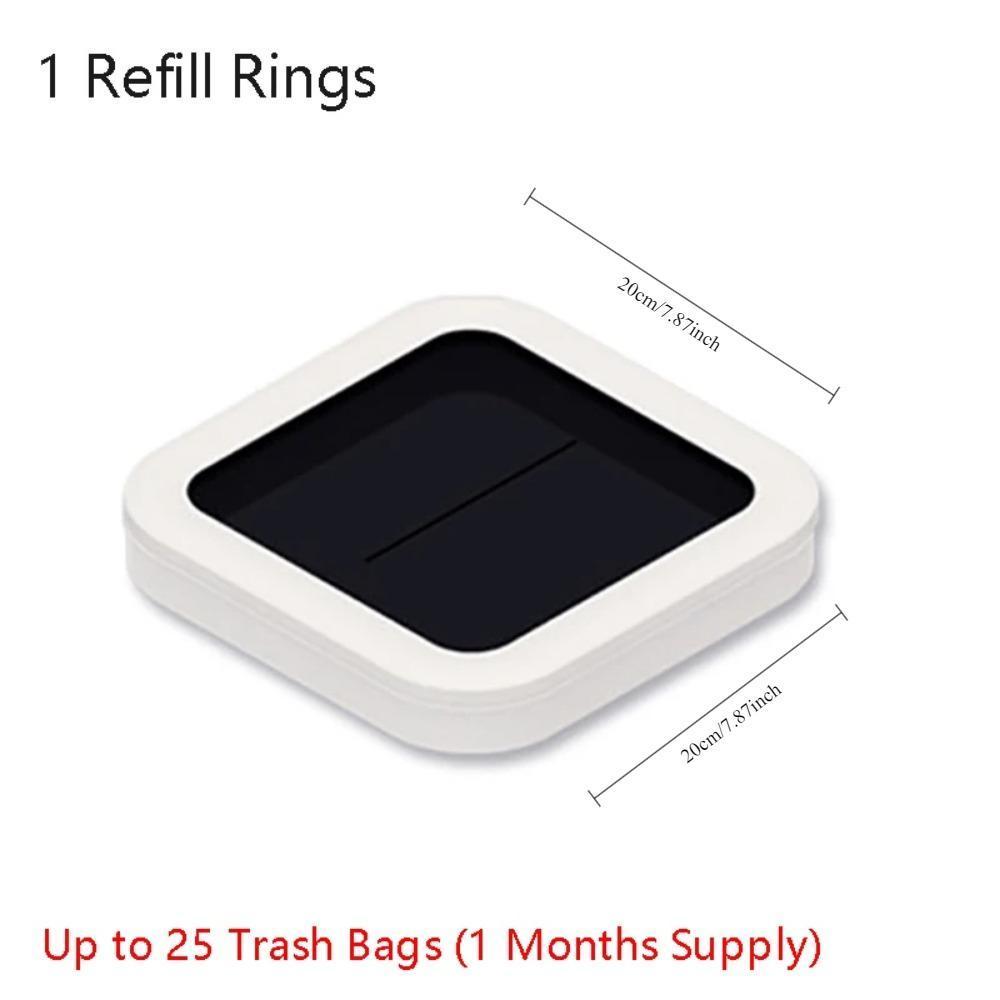 Garbage Bag Self-sealing Ring, 10pcs/set Durable & Convenient Self-sealing Refill Ring, Suitable for Smart Self-sealing Garbage Cans, Household Items