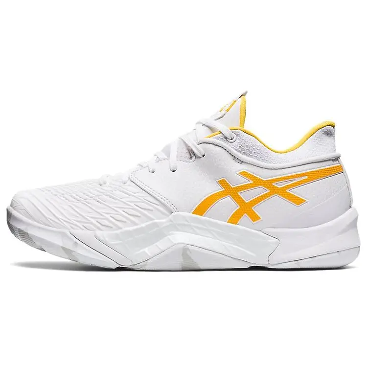 ASICS Unpre Ars Low-Top Basketball Shoes for Men – Stylish and Comfortable in White and Yellow Verifiable, with credentials and supporting global authentication