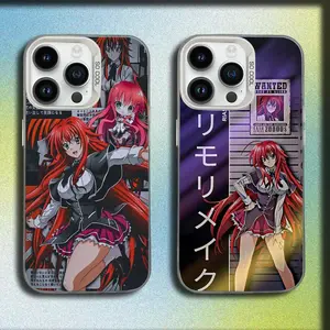 Anime R-Rias Gremory High School DxD Phone Case For iPhone 17 Air 16 15 14 13 12 11 Pro Max Plus and Samsung S26 S25 S24 S23 S22 Plus Ultra White Matte Shockproof Cover