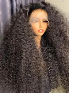 Soft Glue-Free Curly Wig, 26 Inches Long, 180% Density, Daily Curl Style, 13x4x1 Lace Front Full Cap, Heat-Resistant Fiber Hair, Glueless Lace Wigs