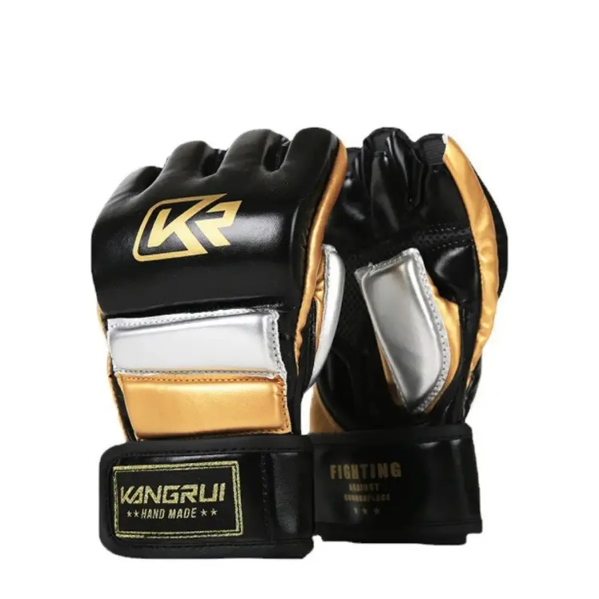 Kang Rui MMA Gloves Boxing Half Finger Gloves Adult Boxing Fight Training Sandbag Gloves