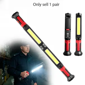 No More Dim Workspaces! Magnetic Rechargeable LED Work Light, 2-in-1 Flashlight & Inspection Lamp, 360° Rotatable Base + Dual Lighting Modes, Waterproof, Great for Car Repair/Garage, Awesome Tool Gift for Men!